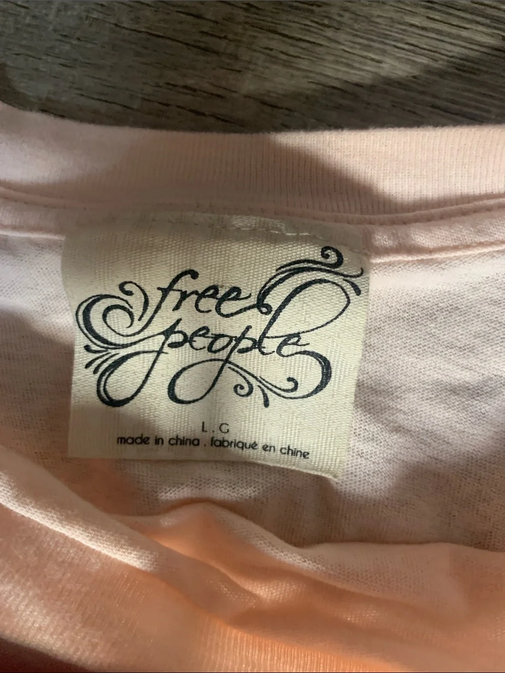 Free People Cropped Bell-Sleeve Top in Blush